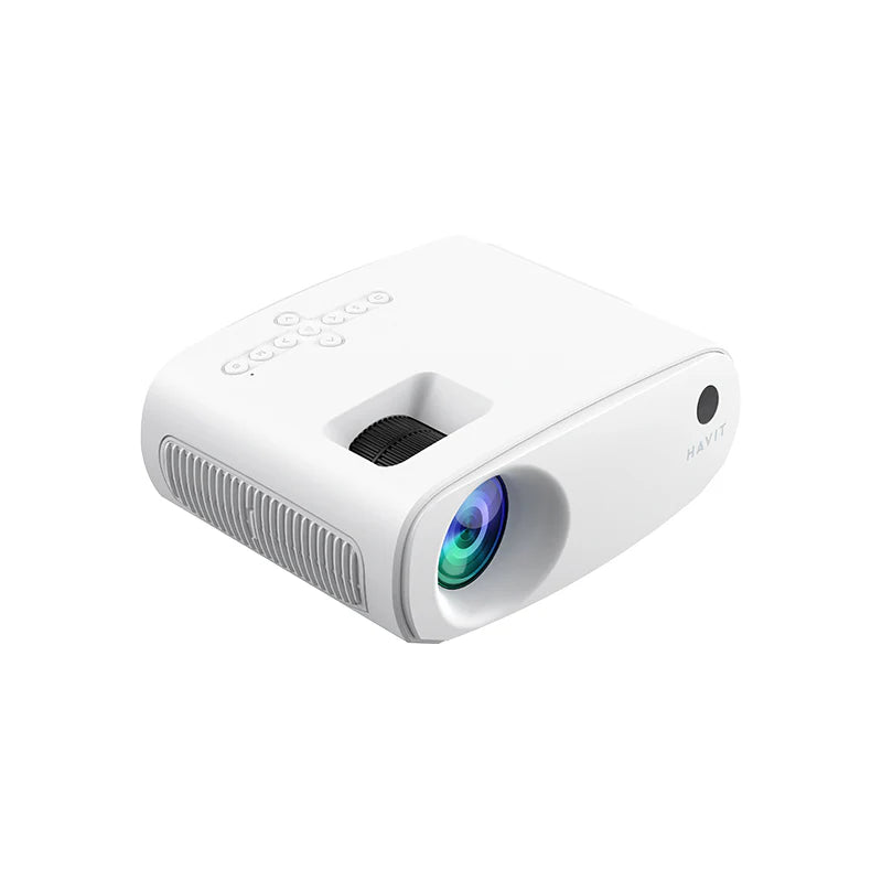 Havit Wi-Fi Screen Mirroring Projector (110 Lumens, HD 720p)