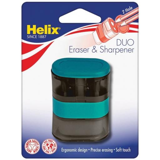 Helix Balance 2H Duo Eraser & Sharpner