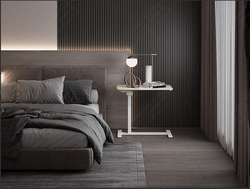 FlexiSpot Manual Side Table (700 × 400 mm)