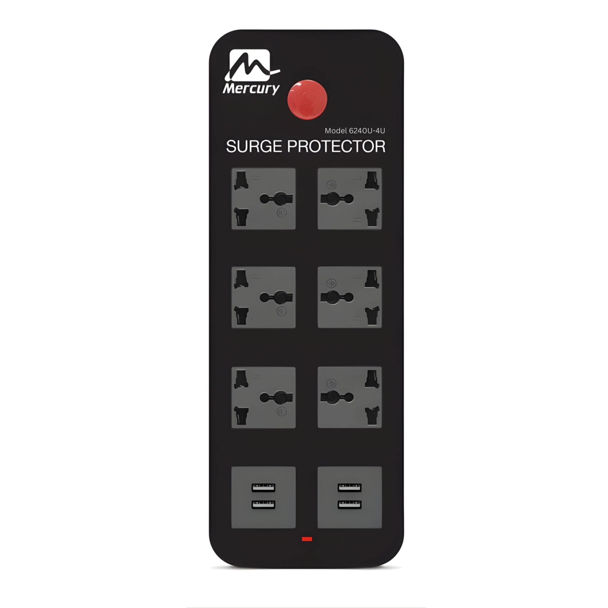 Mercury 6240U-4U Surge Protector with USB