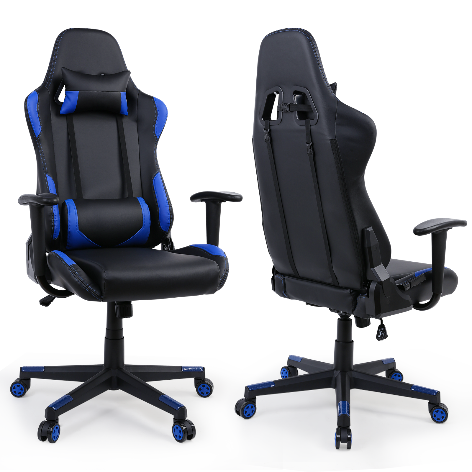 FlexiSpot Gaming Chair – Blue/Black