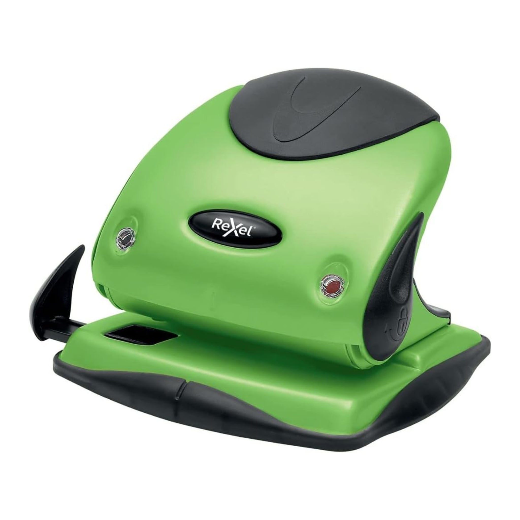 Rexel P225 Premium 2 Hole 25 Sheet Punch – Black/Green