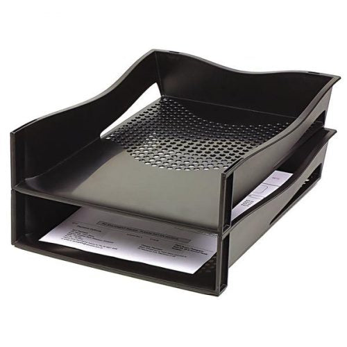 Rexel Ecodesk Letter Tray – Black