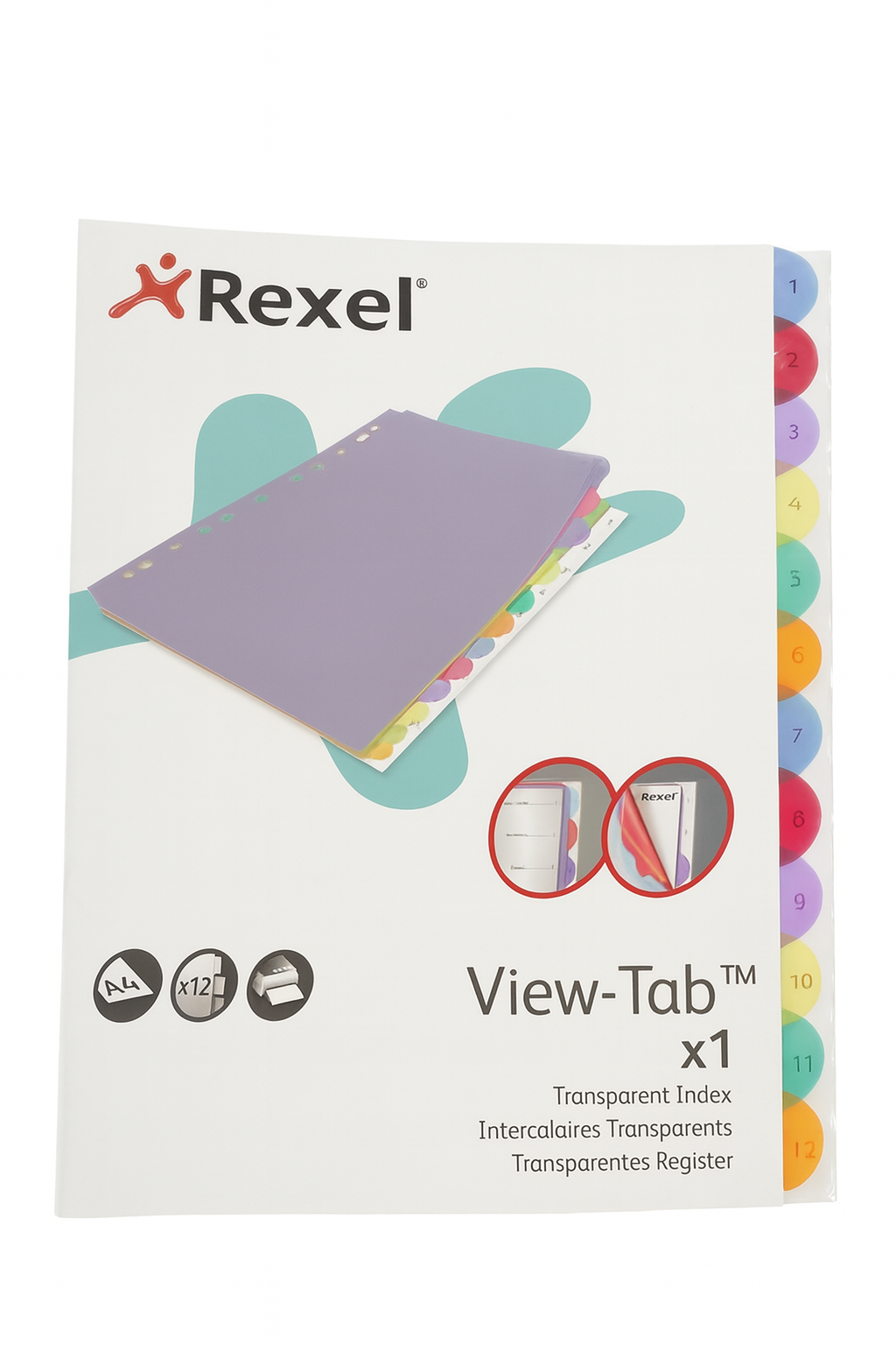 Rexel View Tab Index 1-12