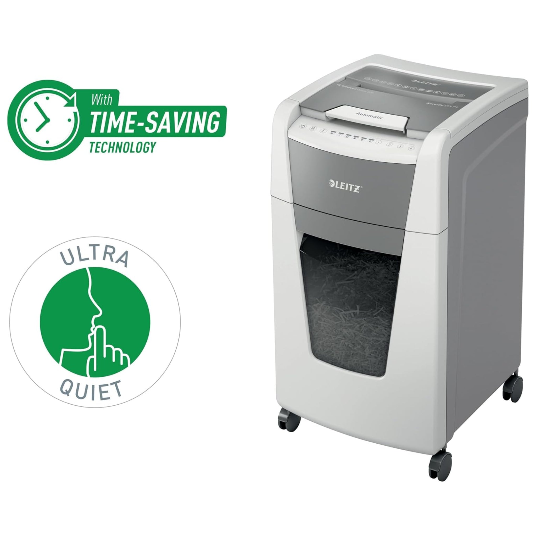 Leitz IQ AutoFeed 300 Shredder, P4, UK