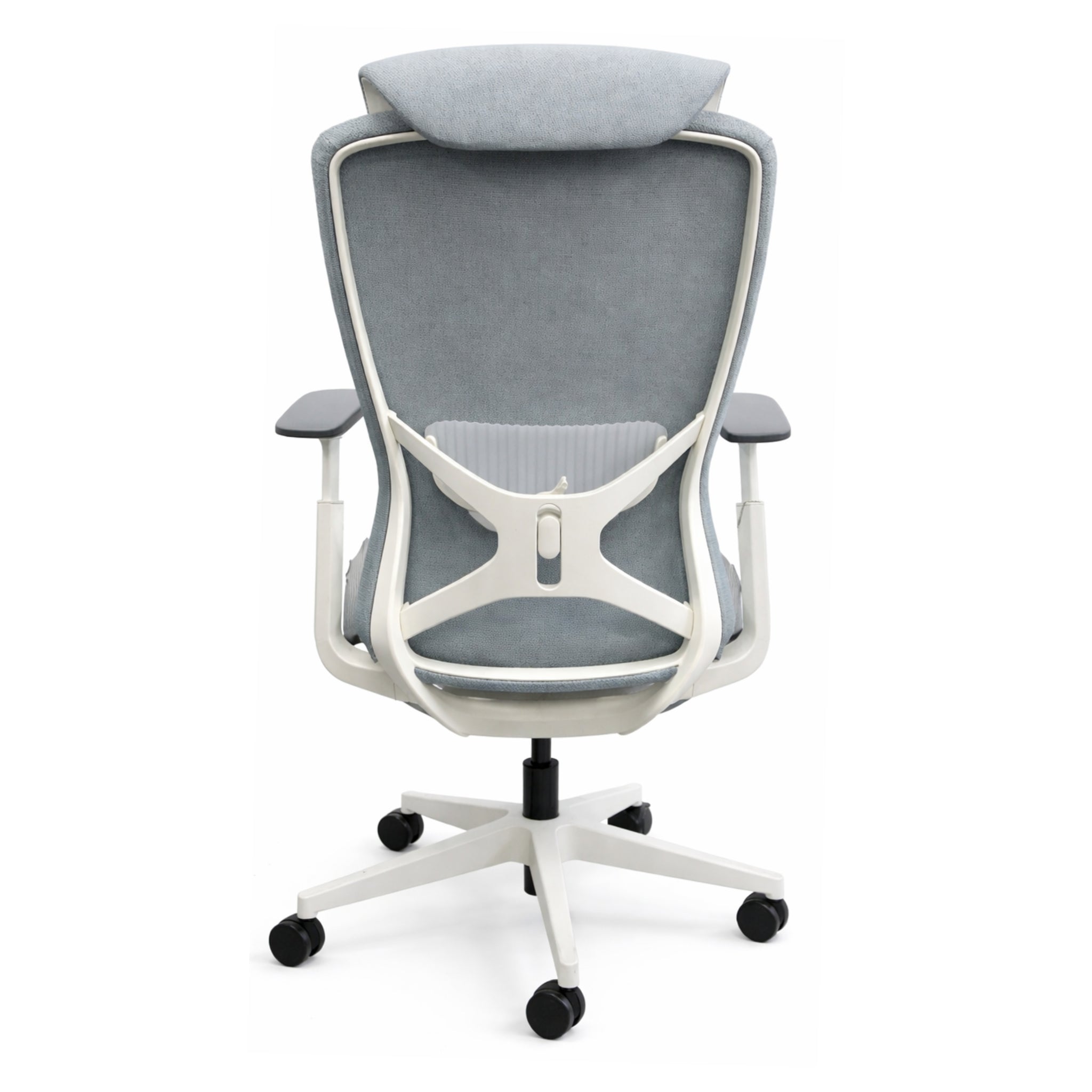 EGE-002A - White Frame - Executive Net Fabric Chair