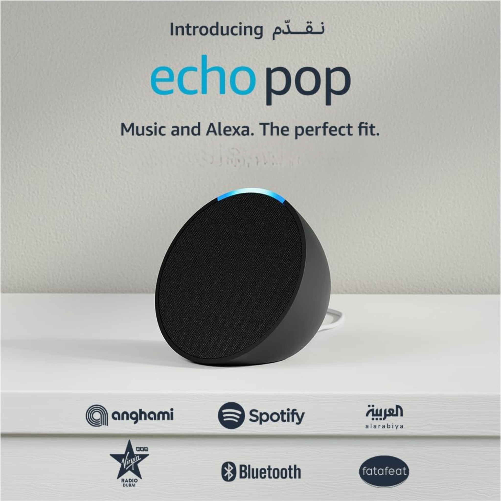 Amazon Echo Pop Smart Speaker With Alexa