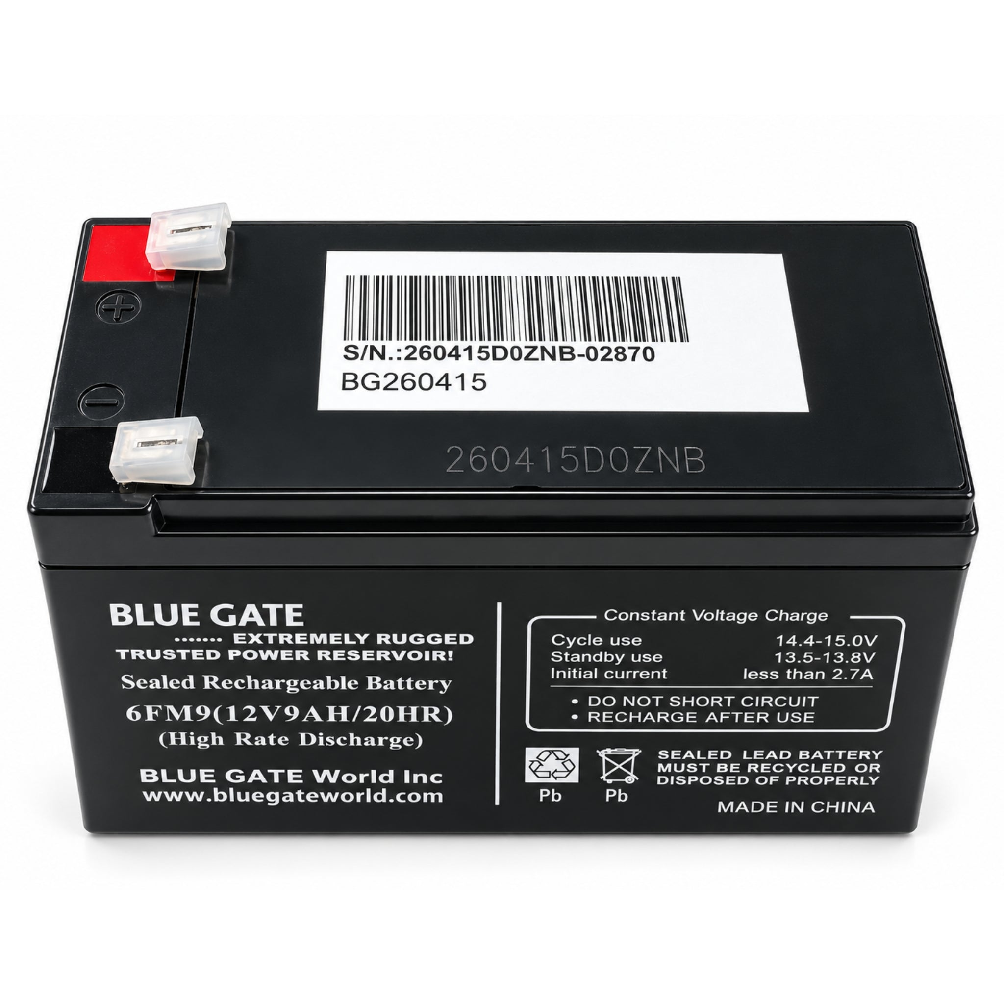 Blue Gate 12V-9AH Battery