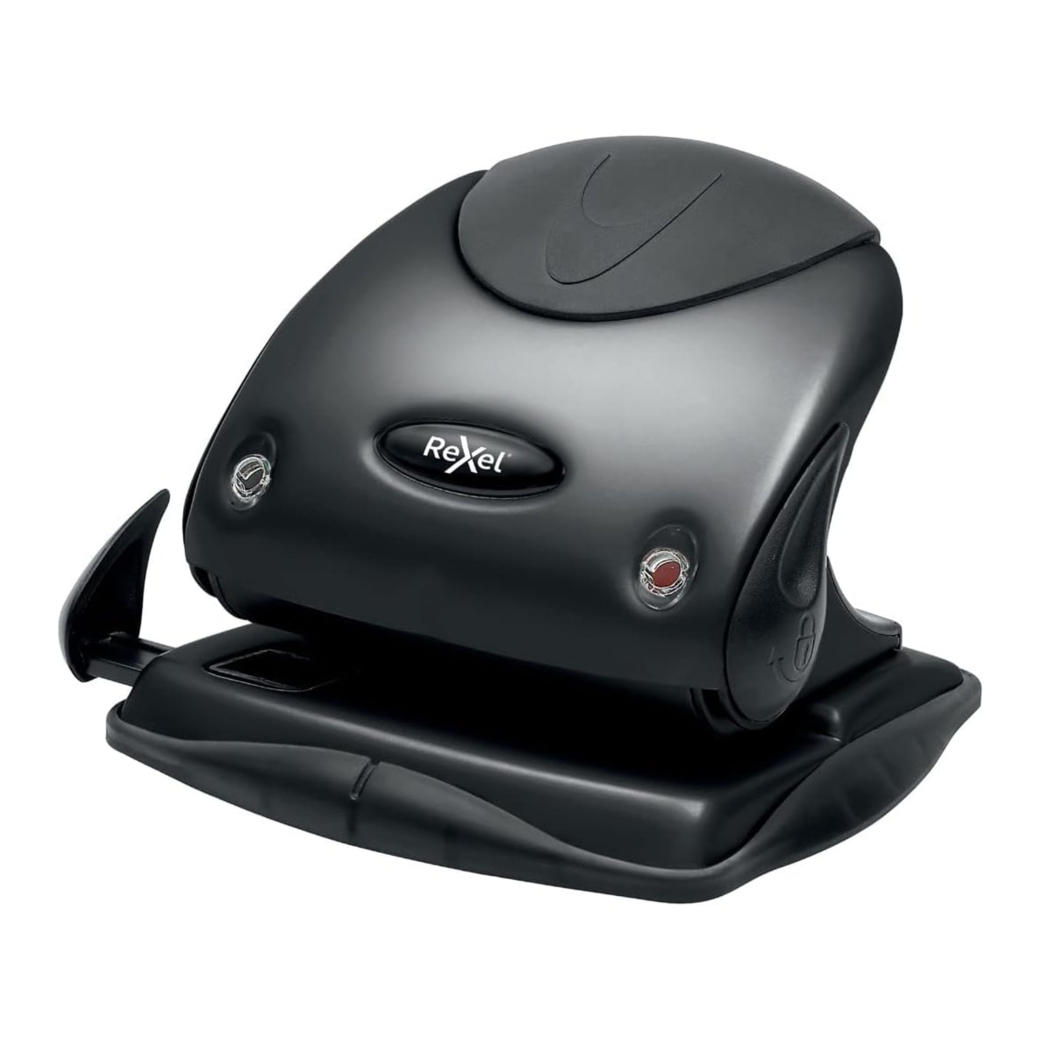 Rexel P225 Premium 2 Hole 25 Sheet Punch – Black/Green