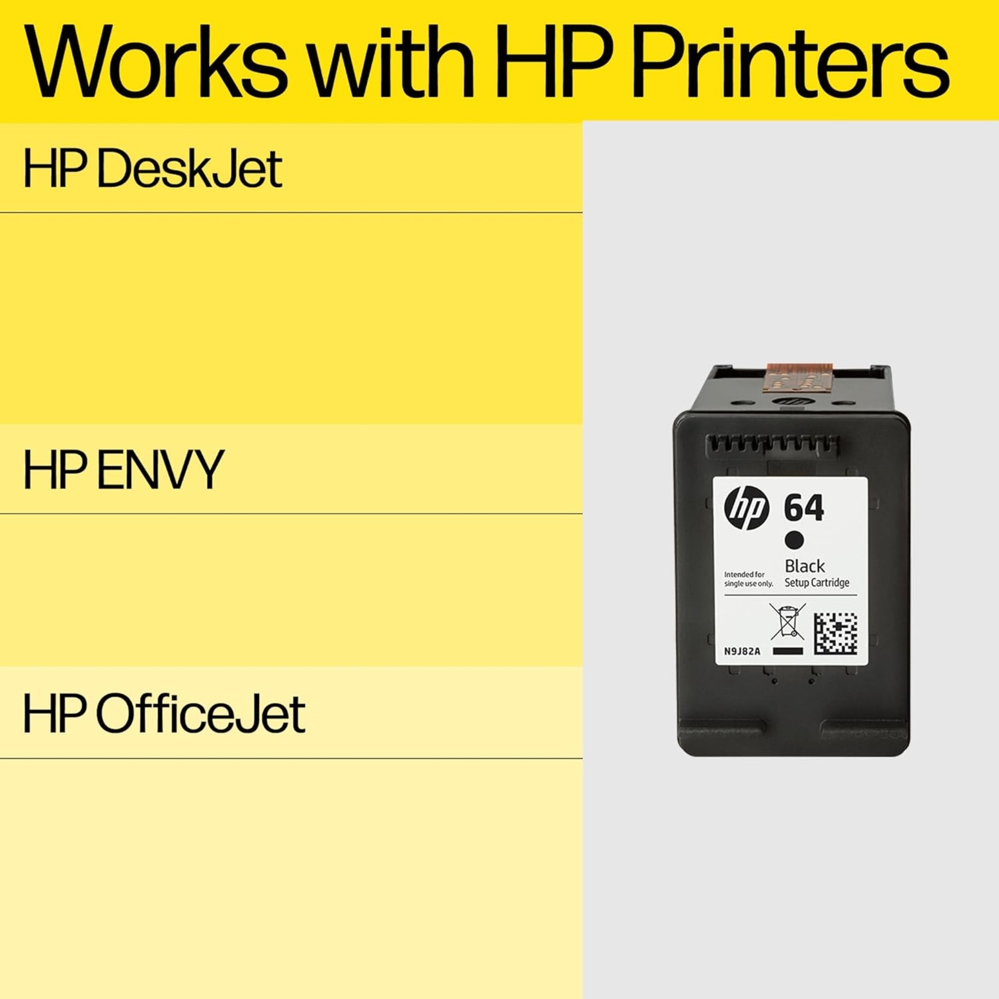 HP 653 Black Ink Cartridge