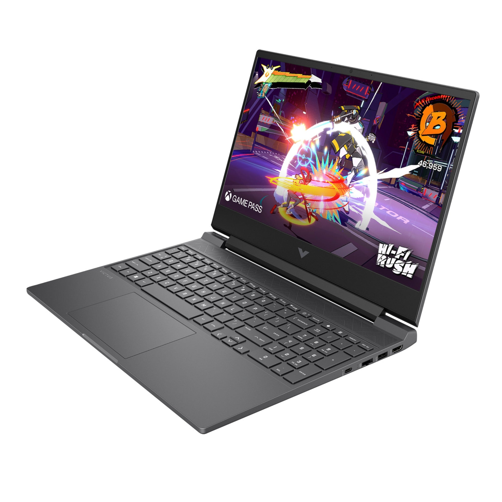 HP 15-FA1157NIA Victus Gaming Ci7, 16GB, 512GB SSD, NVIDIA Graphics 4GB, Win 11 Home - Mica Silver