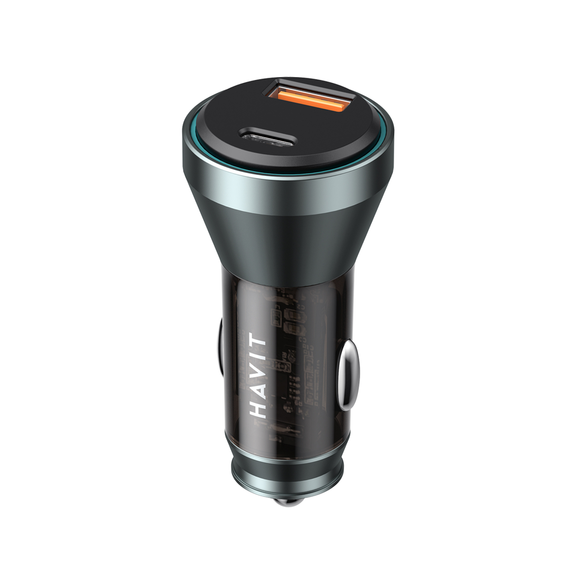 Havit 48W Car Charger with Digital Display