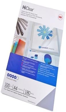 GBC PVC Binding Covers A4 250 µm Clear (Pack 100)