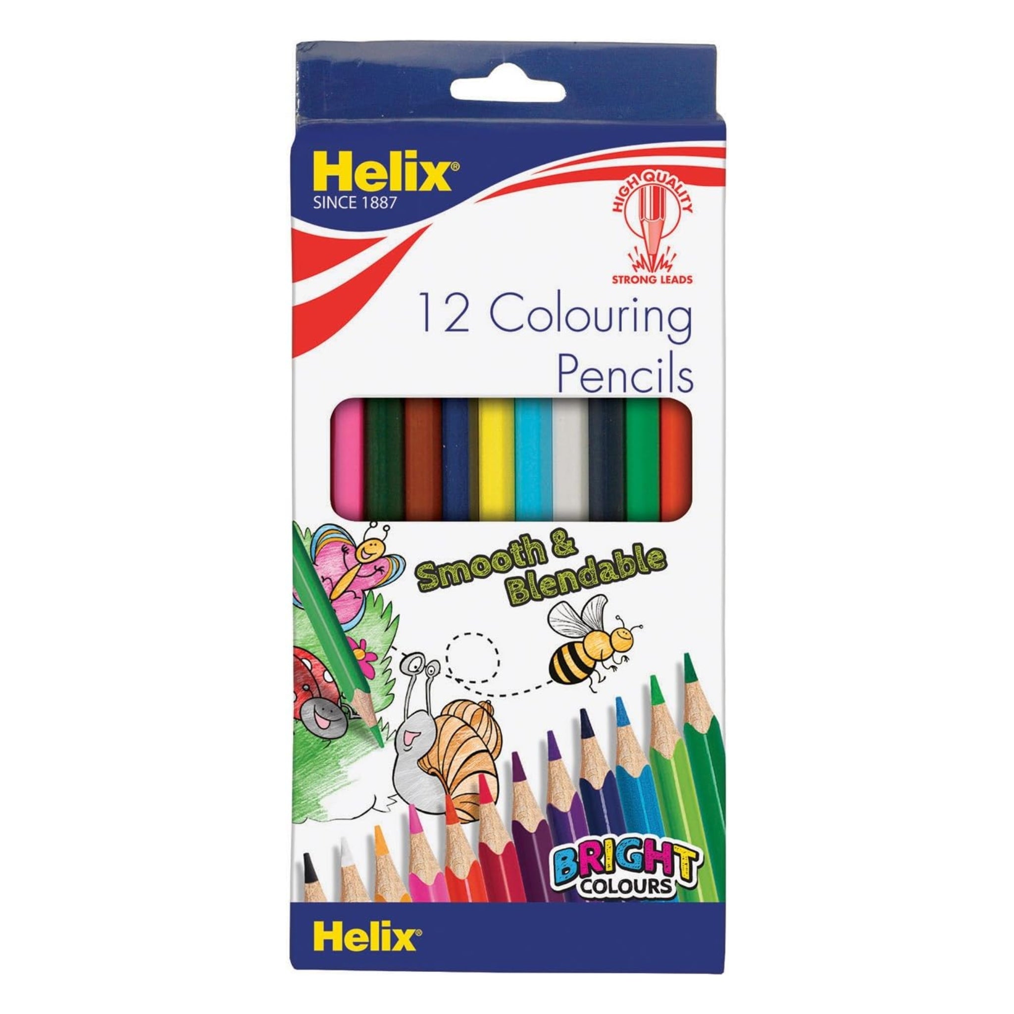 Helix Coloring Pencil 3.5" In 12