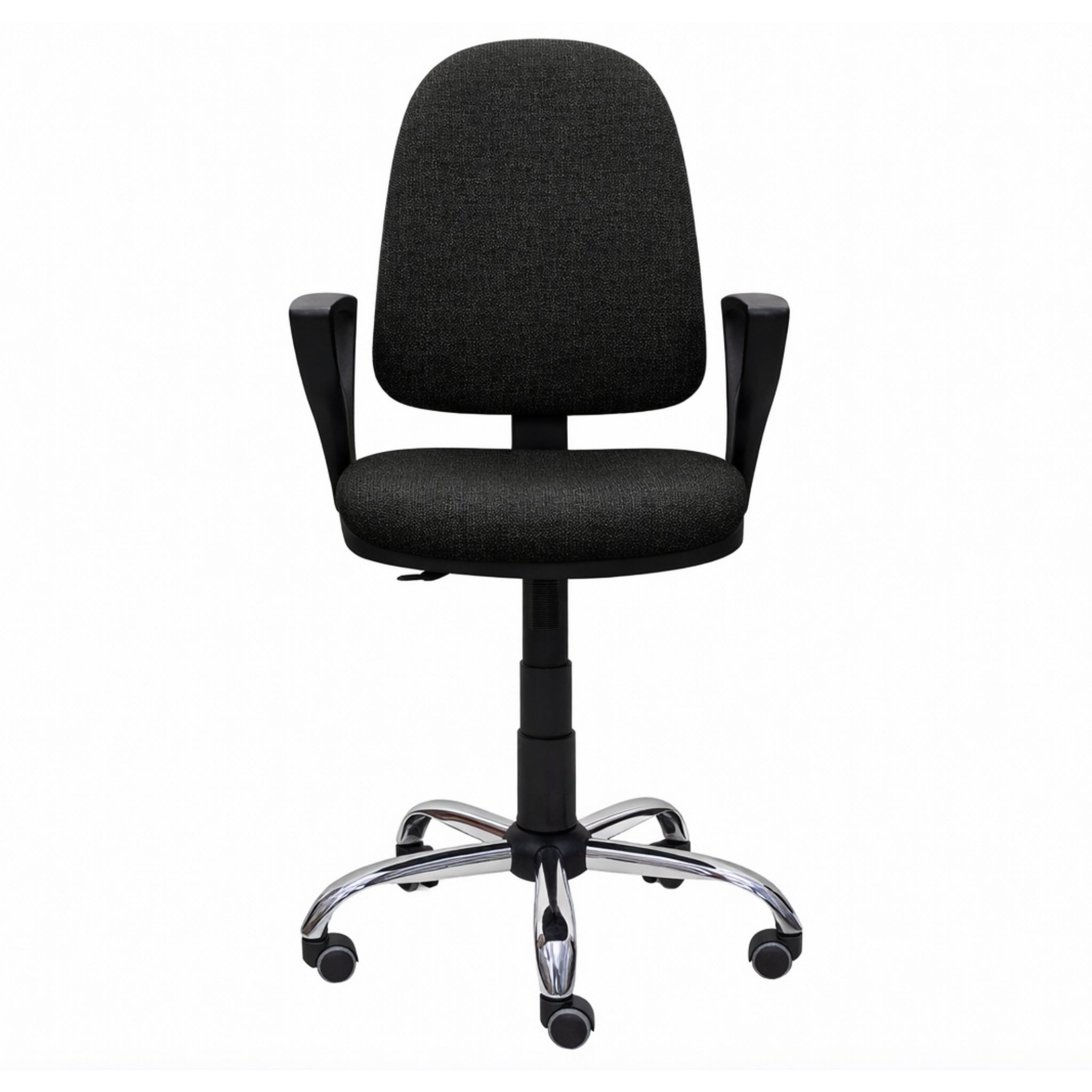 Viky(With arms) Chrome Base - Task Chair