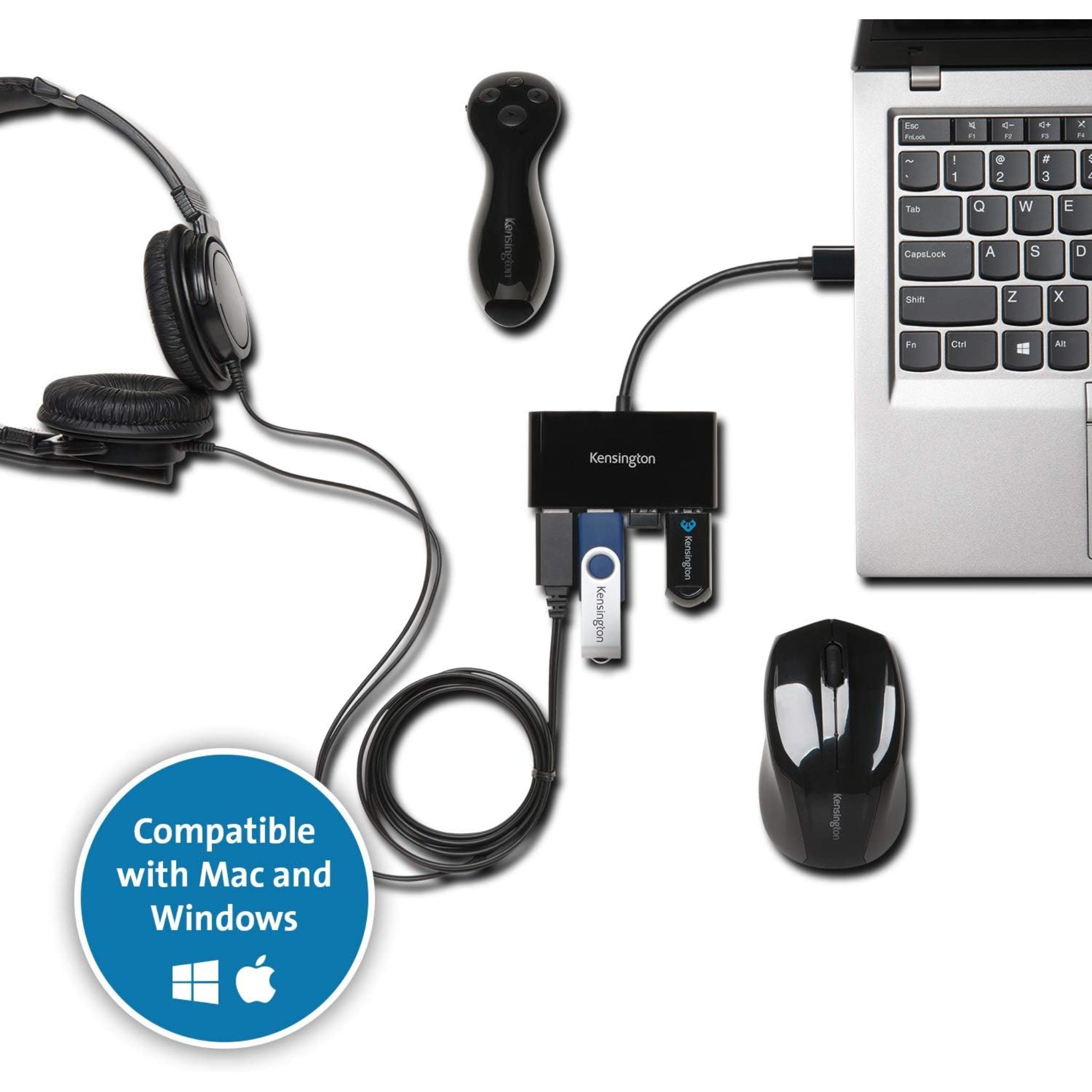 Kensington UH4000 USB 3.0 4 Port Hub