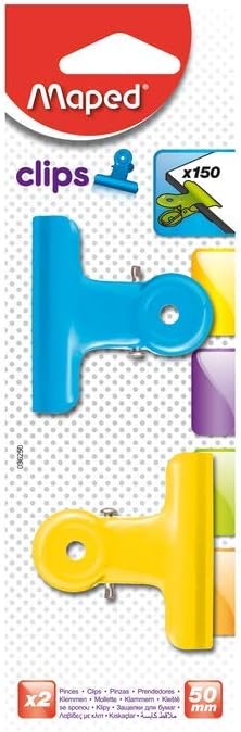 Maped Drawing Clips 50Mm X2 Blister