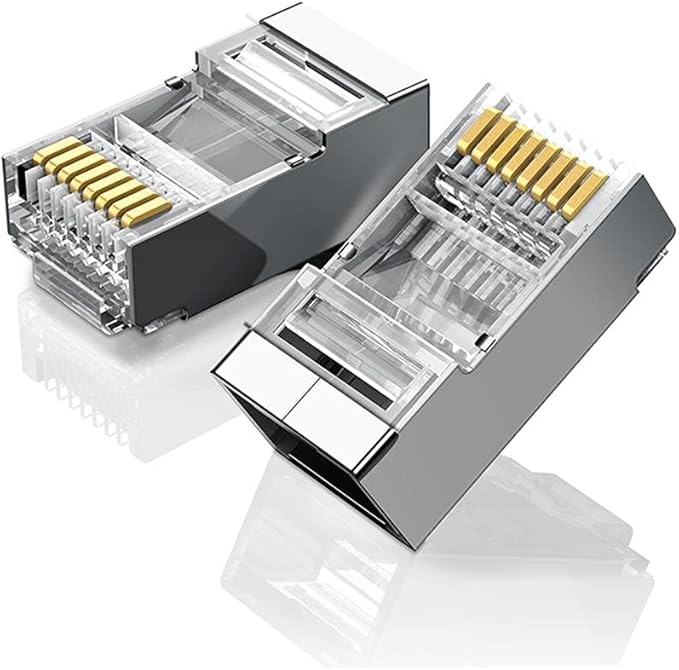 UGREEN RJ45 Cat6 Shield Connector Plug (50-Pack)