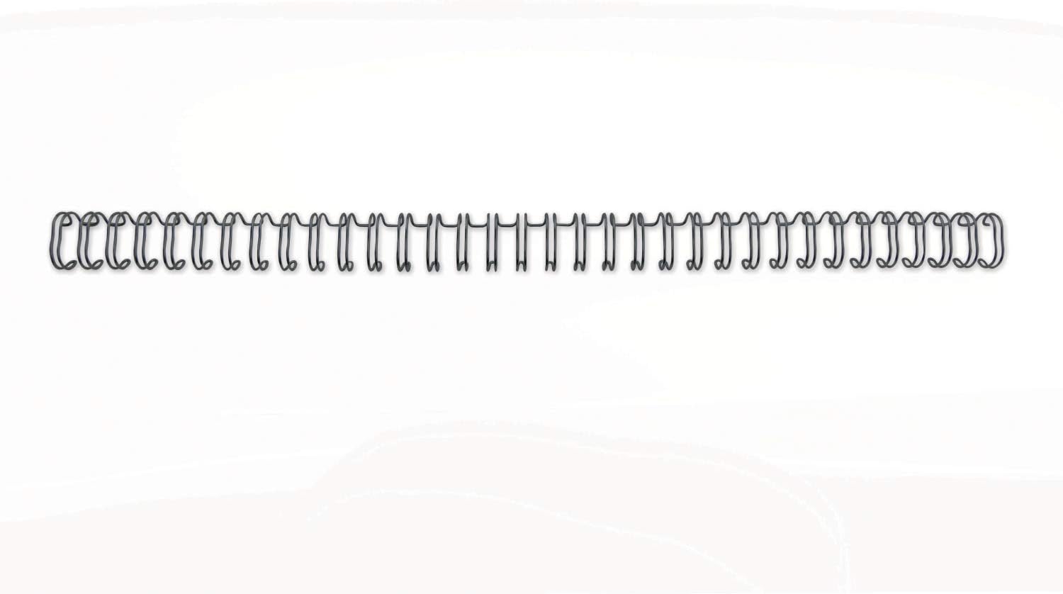 GBC WireBind Binding Wires 11 mm Black A4 34-Loop (Pack 100)