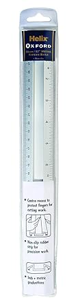 Helix Aluminium Safety Ruler 30Cm