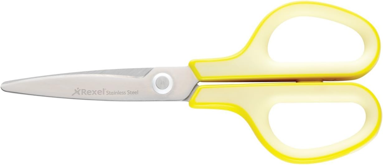 Rexel S3 Stainless Scissor – Yellow
