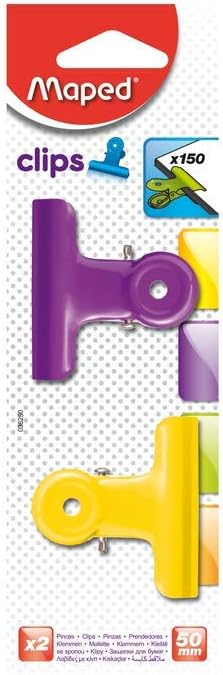 Maped Drawing Clips 50Mm X2 Blister