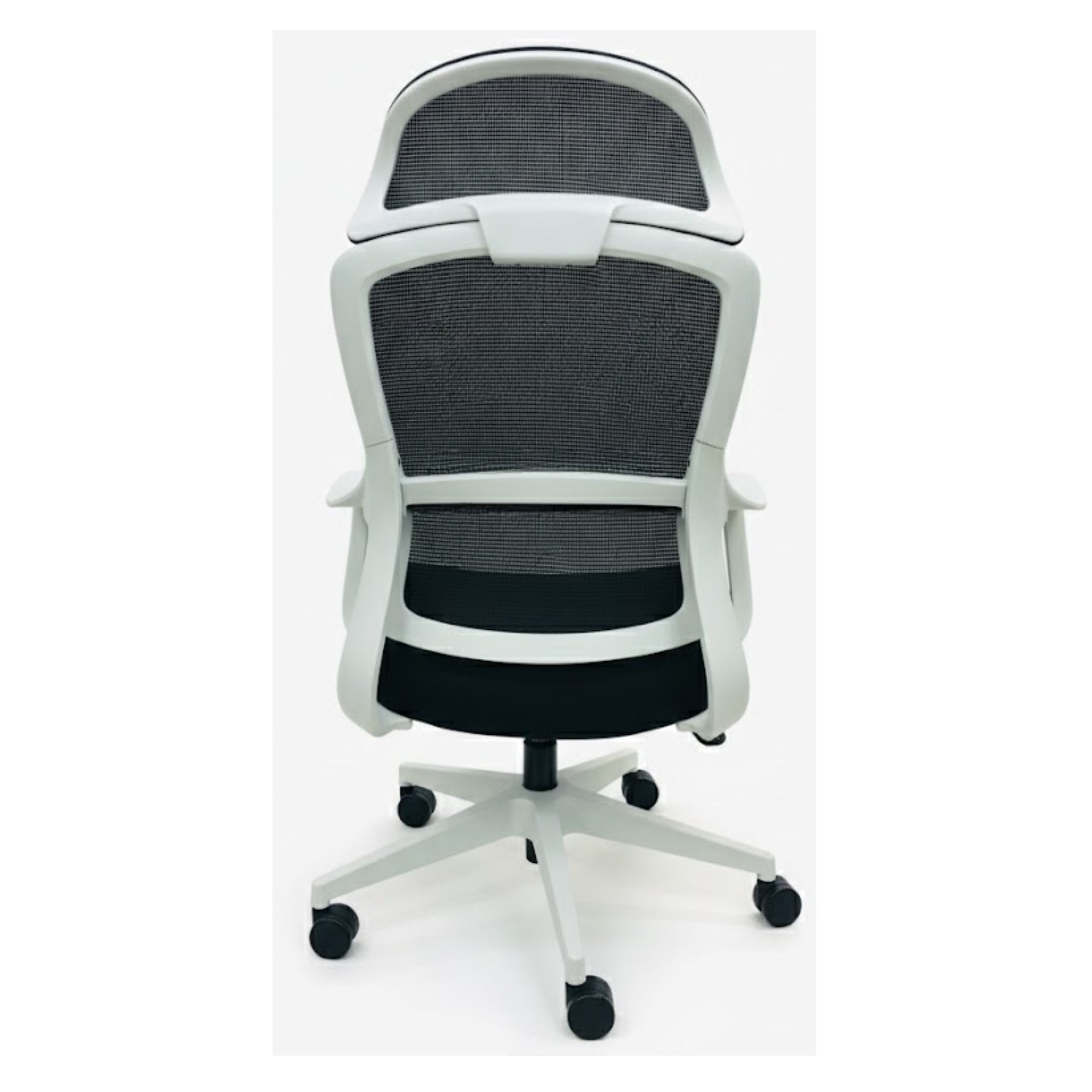 CH-519A-HS – Fixed Mesh Chair with Headrest, PP Base