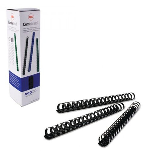GBC CombBind Binding Combs A4 38 mm Black (Pack 100)