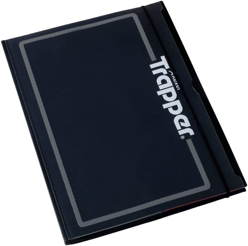 Rexel Trapper 8 Pocket Project Folder – Black