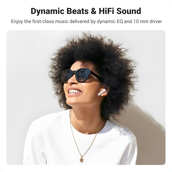 UGREEN HiTune T3 Active Noise Cancelling Earbuds (White)