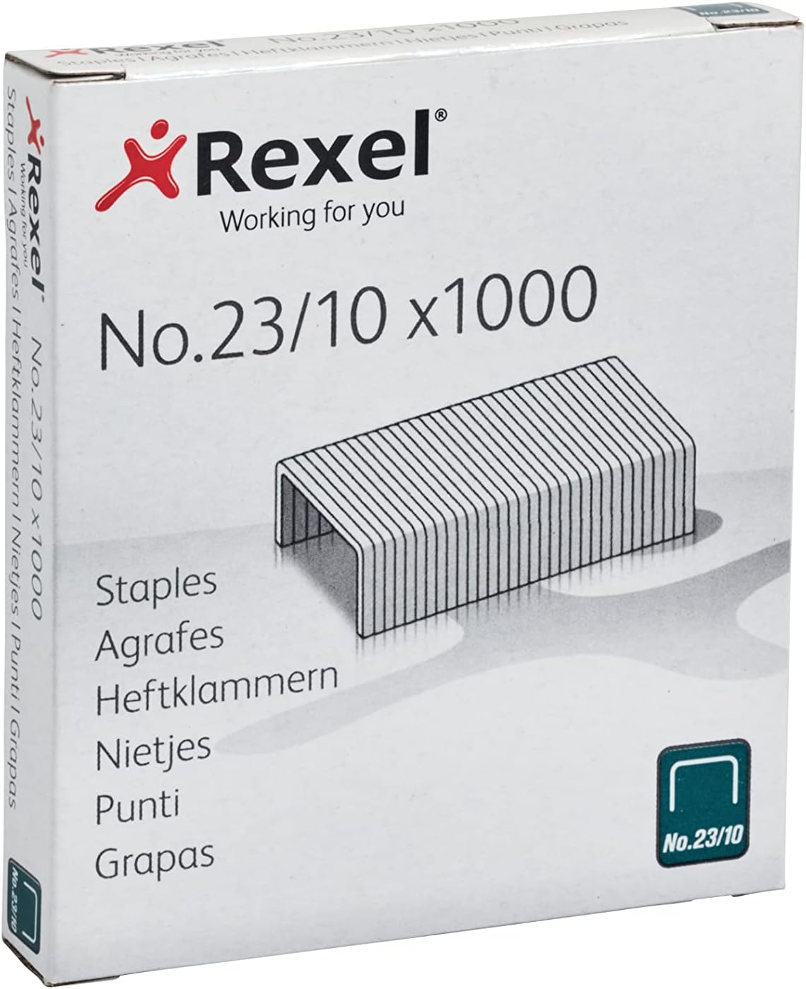 Rexel Heavy Duty Staples No.23, 10mm – 1000