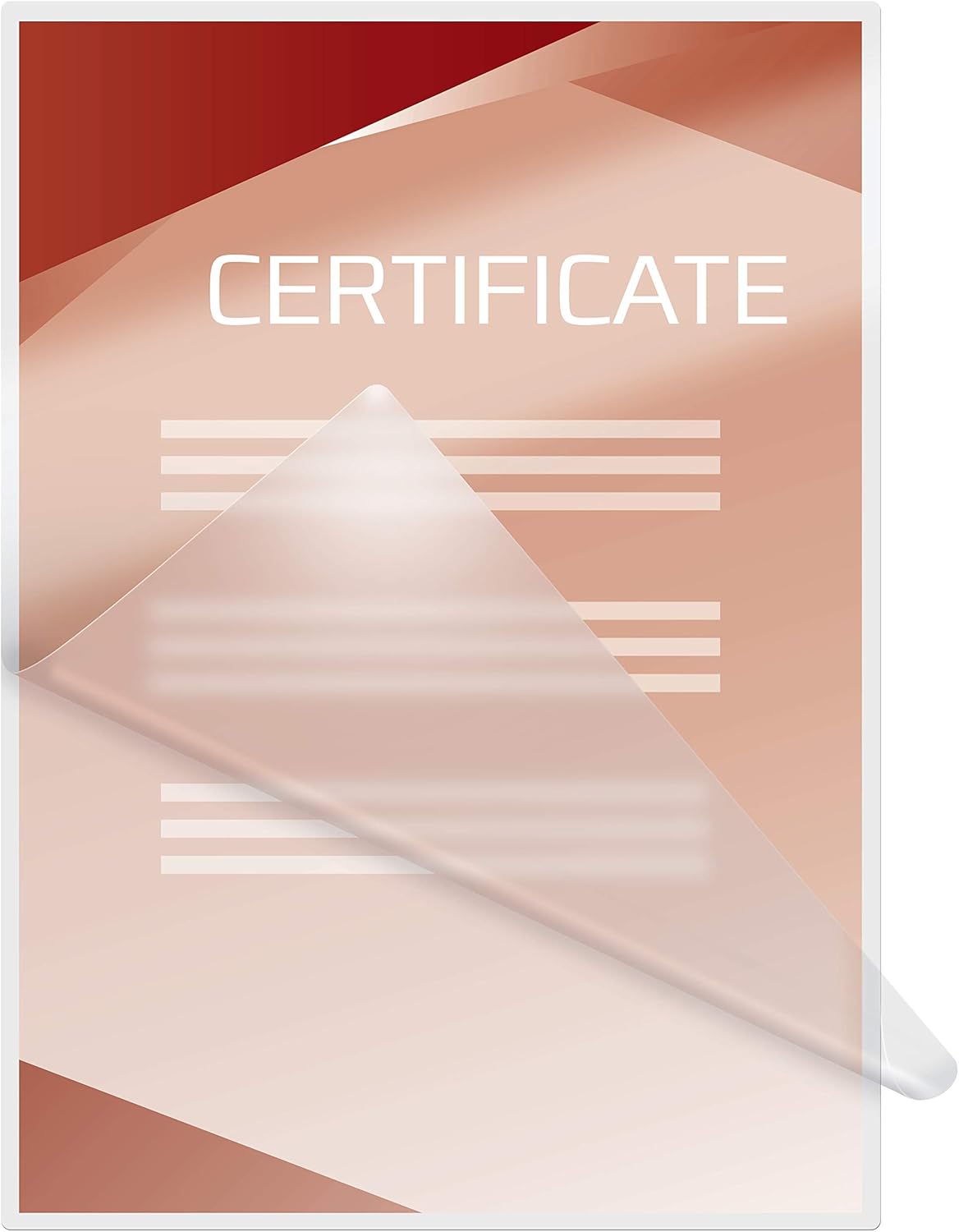 GBC Laminating Peel-’N’-Stick Pouches A4 75 µm (Pack 25)