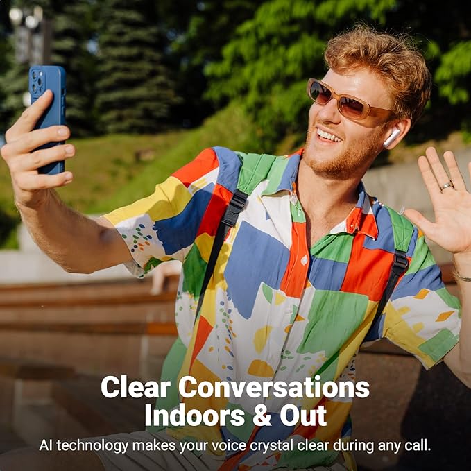 UGREEN HiTune T3 Active Noise Cancelling Earbuds (White)