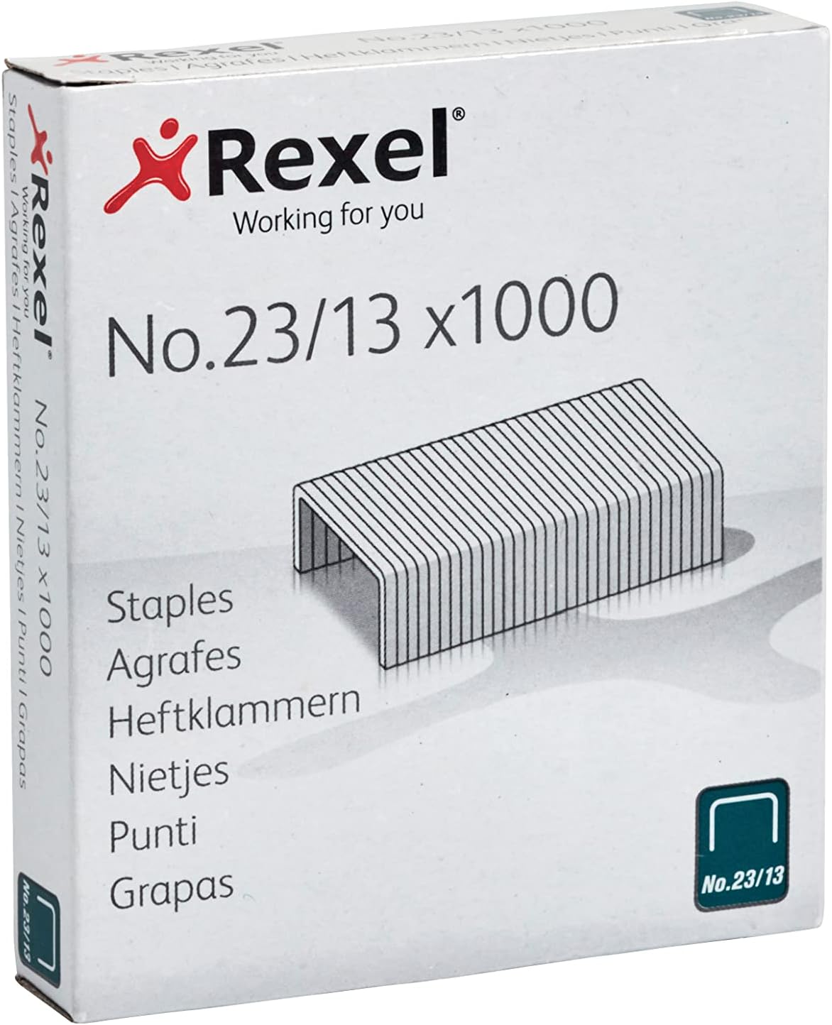 Rexel Heavy Duty Staples No.23, 13mm – 1000