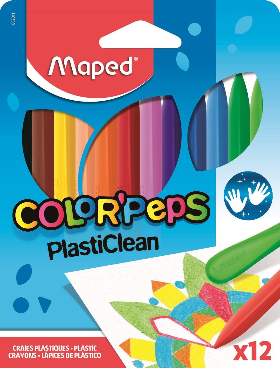 Maped Crayon X12 Carton Box