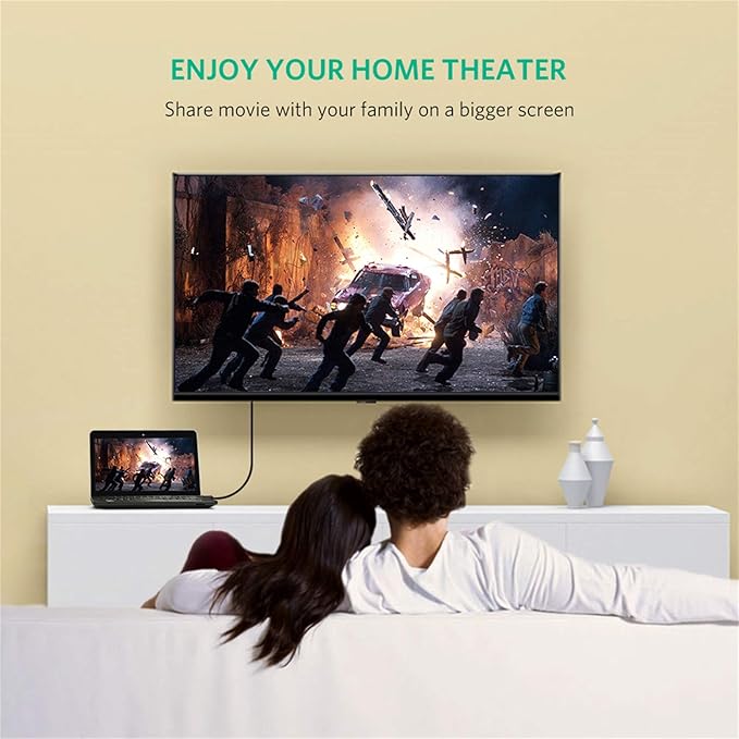 UGREEN DisplayPort to DisplayPort Cable (2m, Braided, Black)