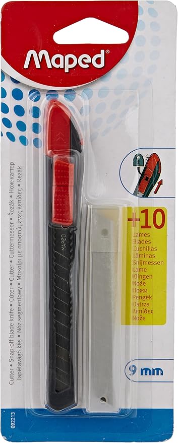 Maped Cutter 9Mm + Blades Blister