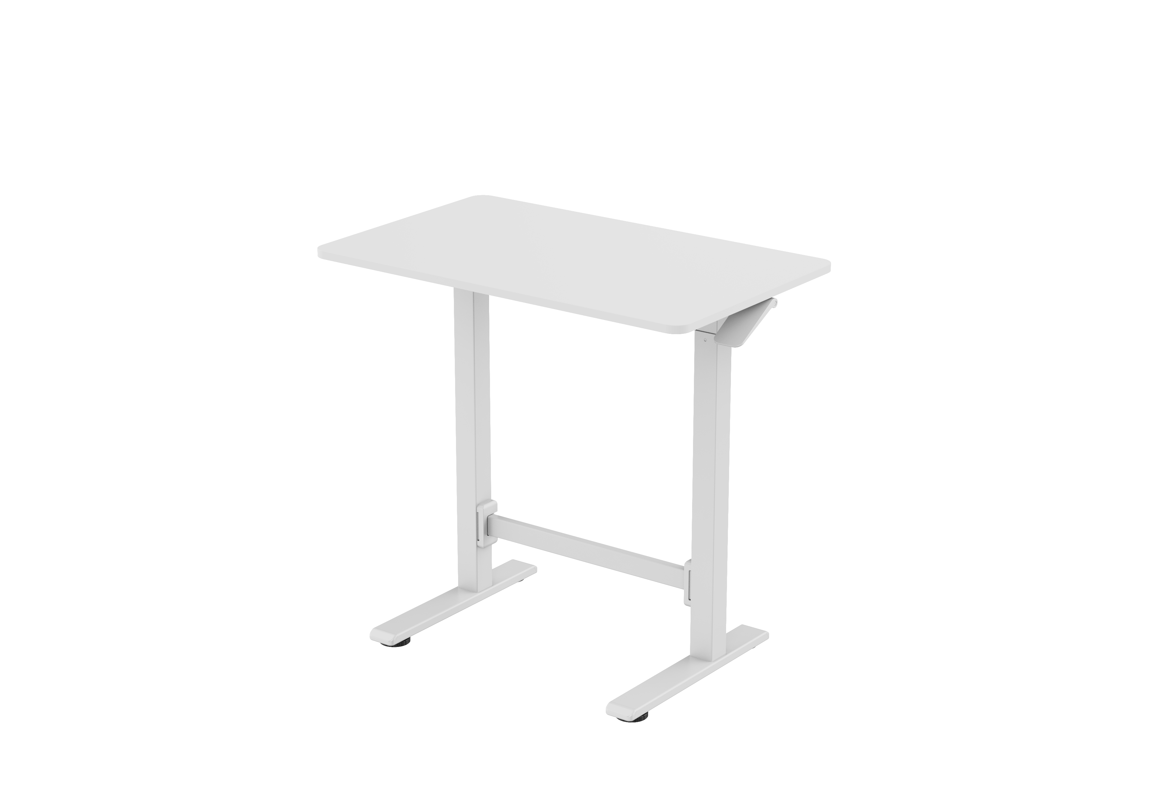 FlexiSpot Gas-Lift Adjustable Table – White PB Board (800 × 500 mm)