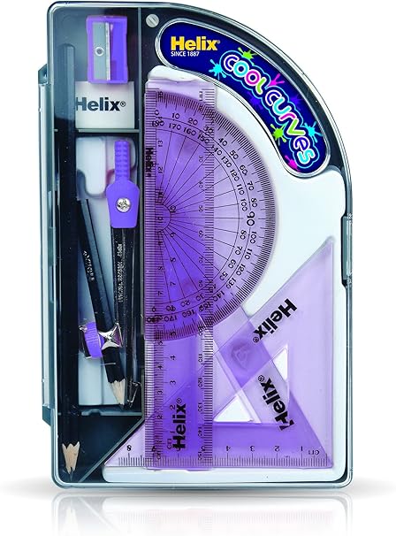 Helix Cool Curves Maths Set Assorted