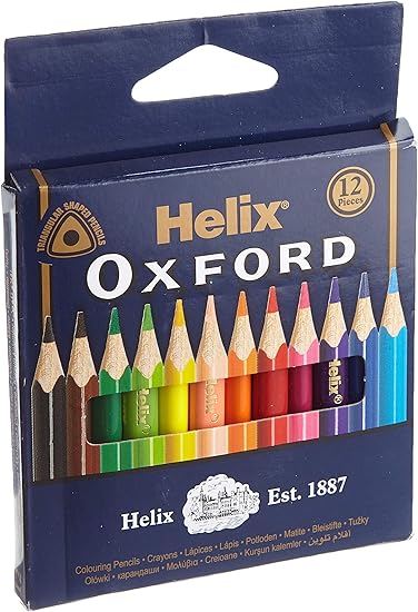 Helix Oxford 12 X 3.5" Colouring Pencils