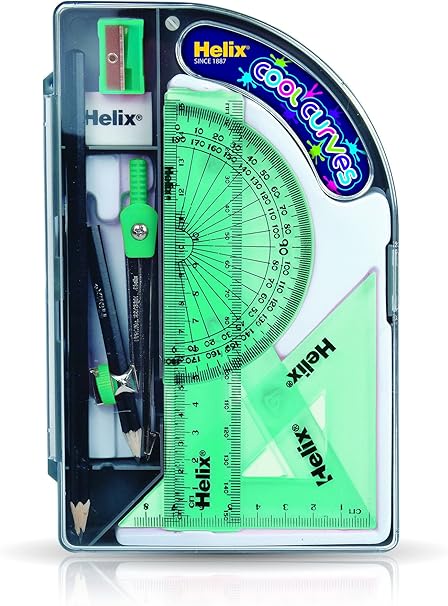 Helix Cool Curves Maths Set Assorted
