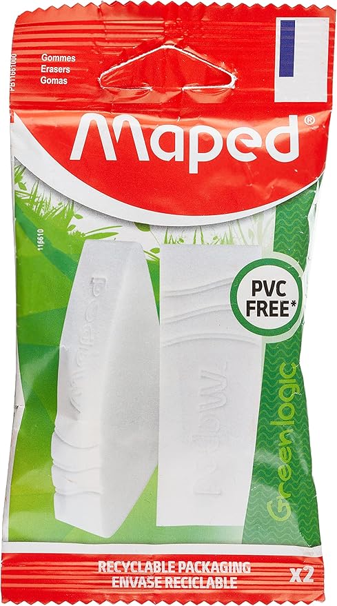 Maped Eraser Green Logic X2 Blister
