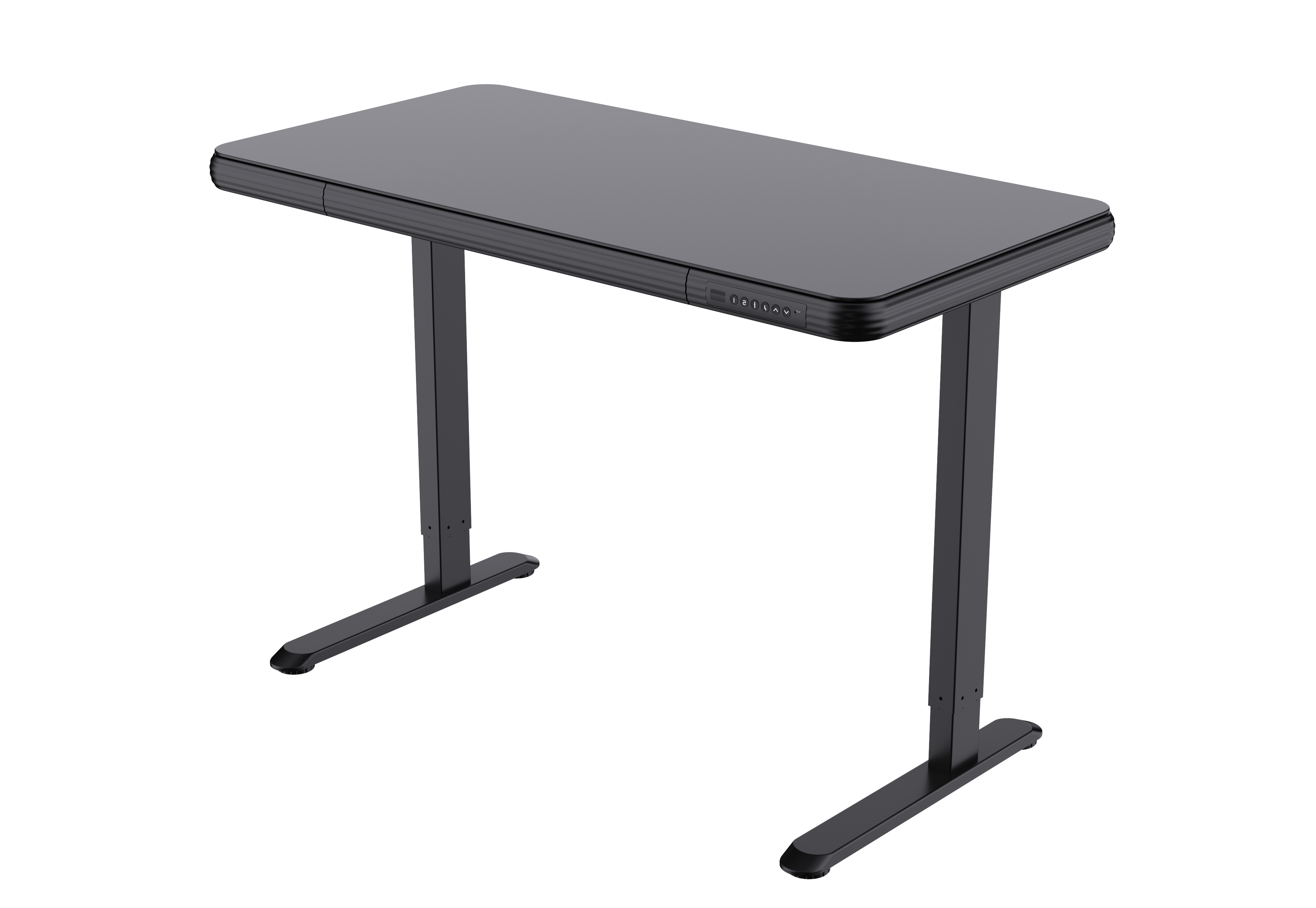 FlexiSpot Standing Desk – Glass Top (UK Plug)