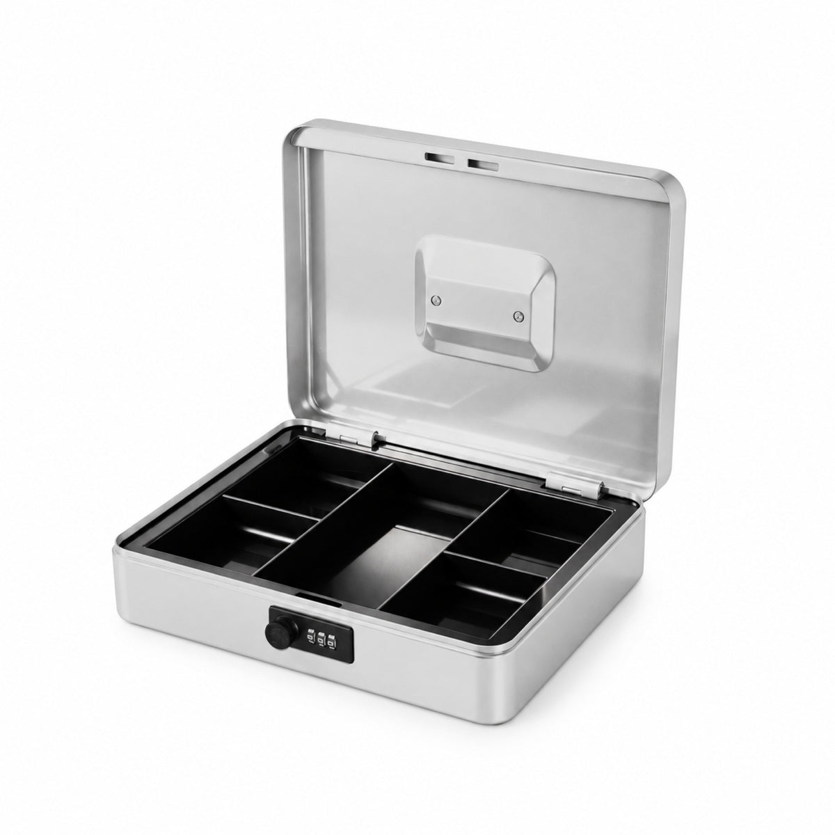 Ashford Safes CB0303 Cash Box (30cm) - Grey (code lock) Open - Office R Us