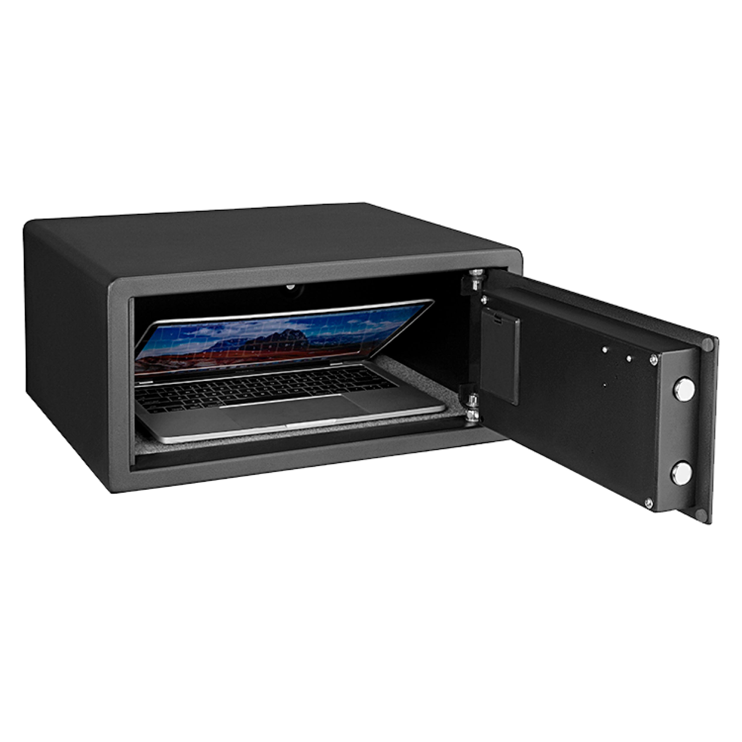 Ashford Safes H2702M Digital Hotel Safe - Open with Laptop - Office R Us