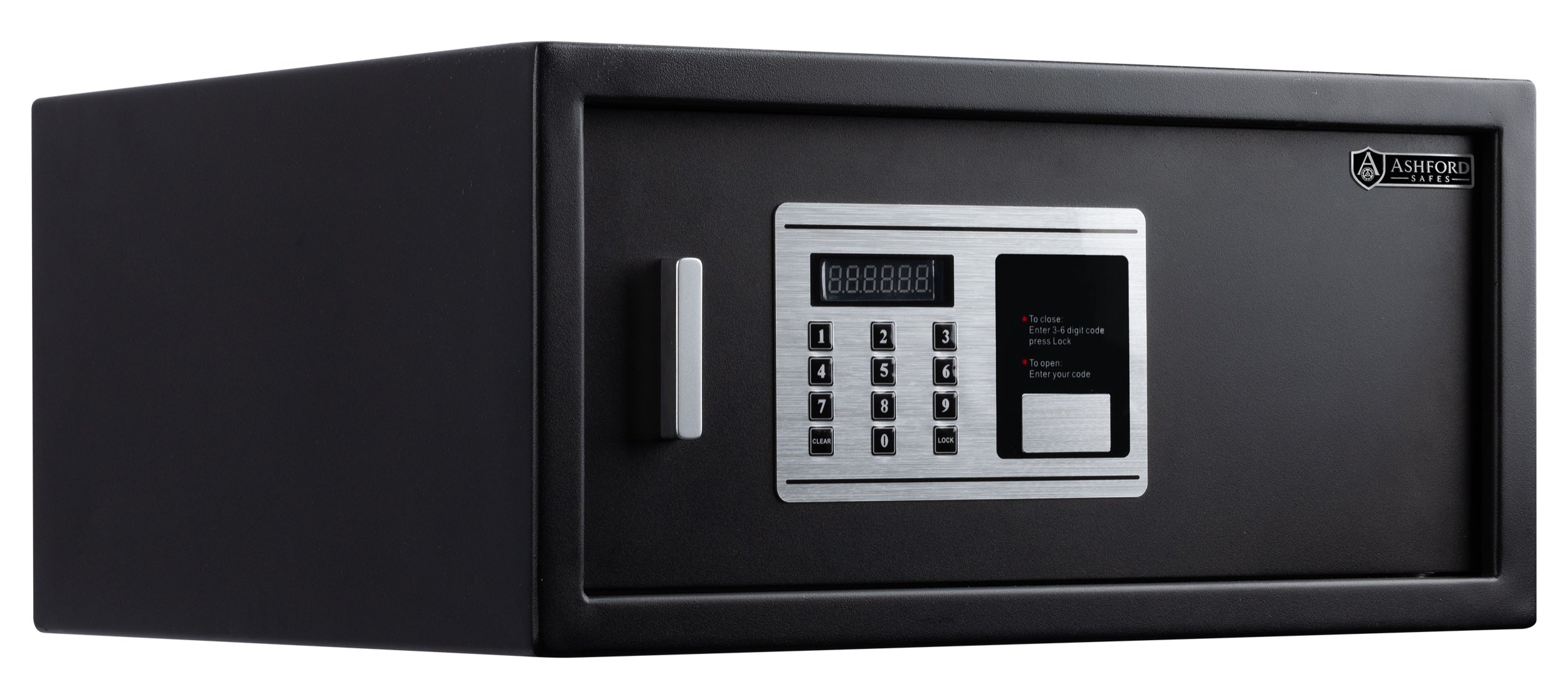 Ashford Safes H5101M Digital Hotel Safe - Low Angle - Office R Us