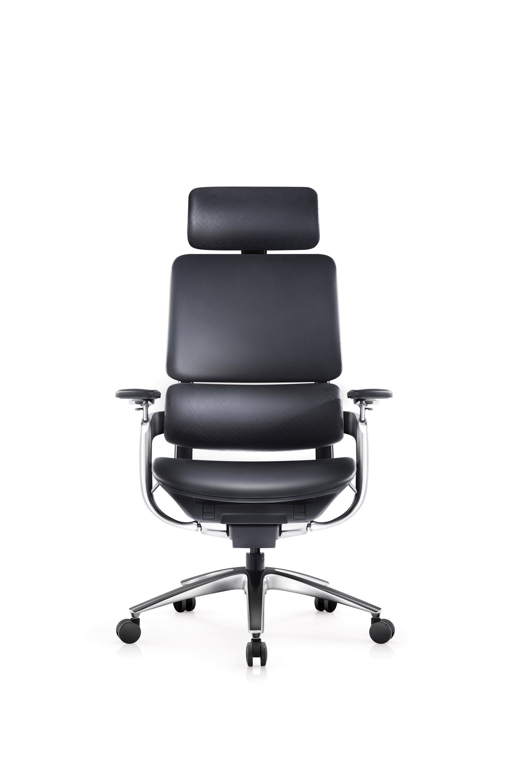 Aria - Executive Chair - Black Leather Front - Office R Us