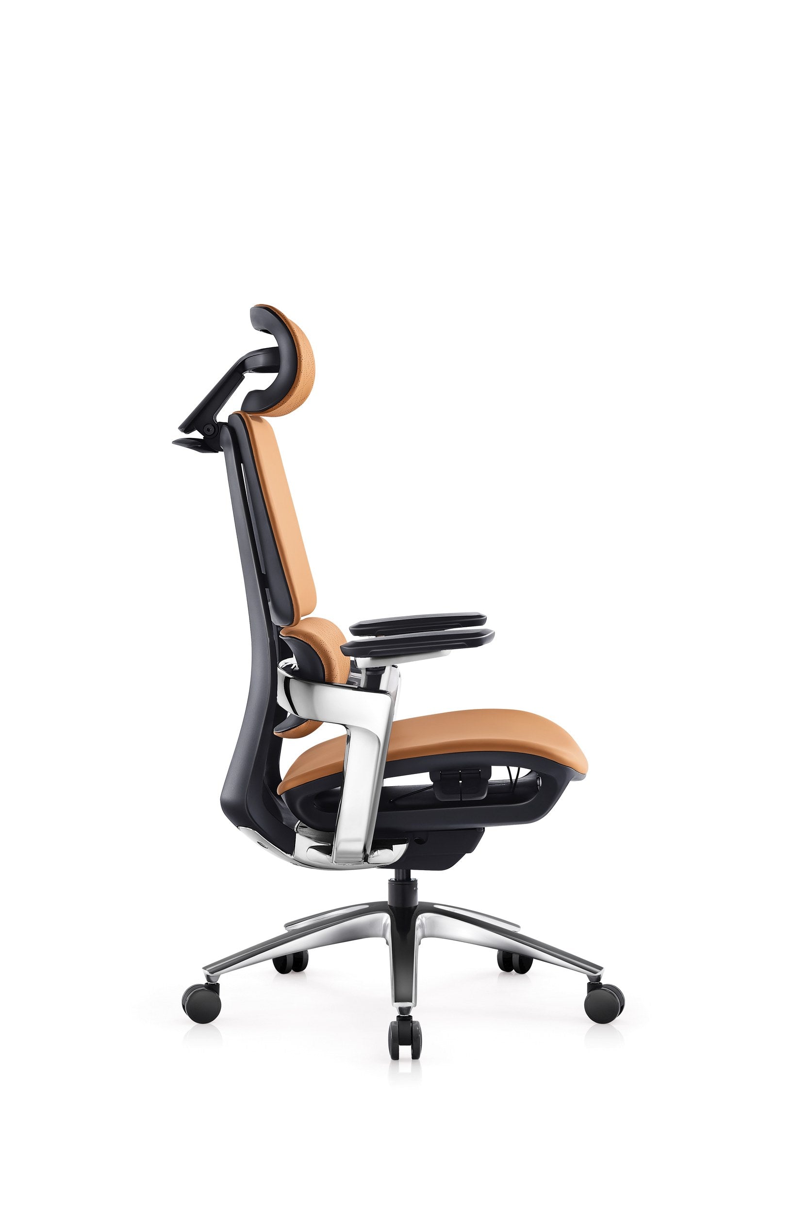 Aria - Executive Chair - Brown Leather Side - Office R Us