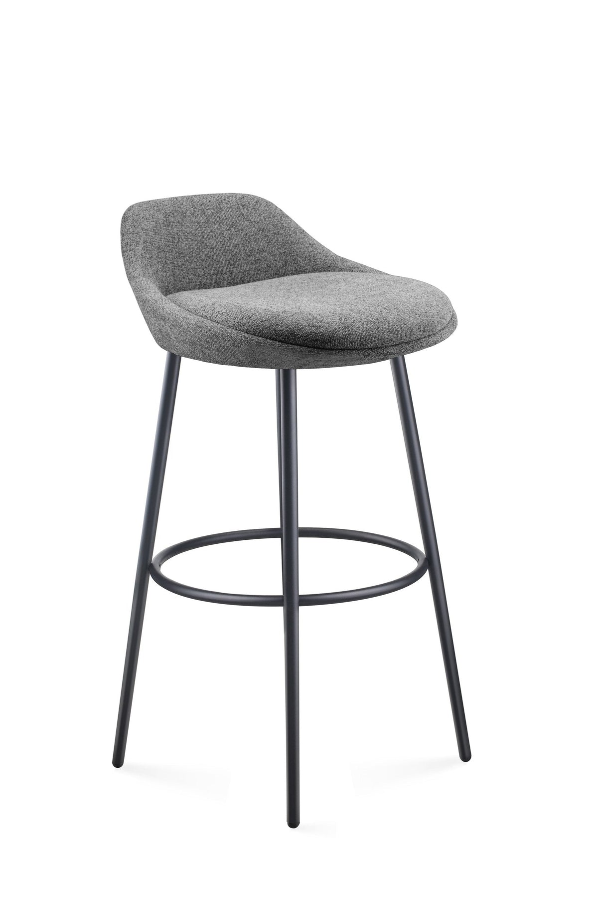 D331 - Bar stool - Grey View 1 - Office R Us