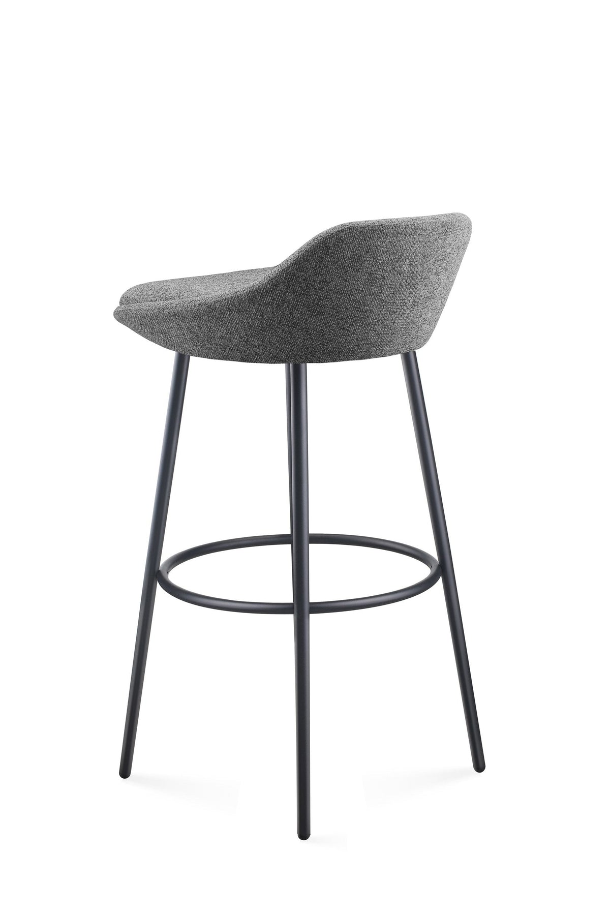 D331 - Bar stool - Grey View 3 - Office R Us